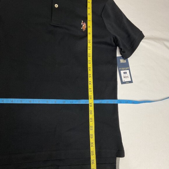 U.S. Polo Assn. Mens Black Polo Shirt XSmall Short Sleeve Embroidered Logo Cotto - Picture 5 of 5